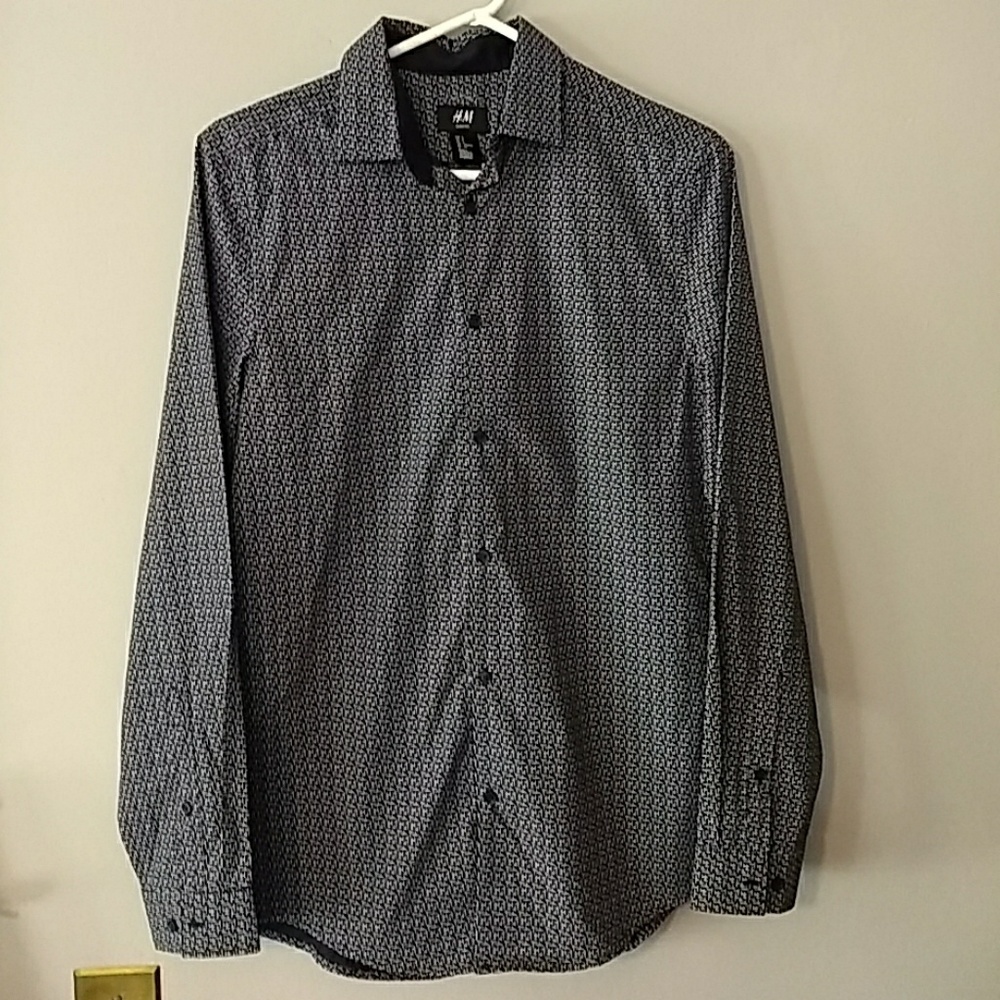 Men's Slim Fit H&M Button-down Shirt